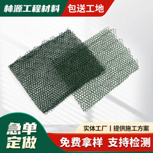 邊坡防護綠色塑料三維植被網 綠色護坡三維土工網墊 三維植被網