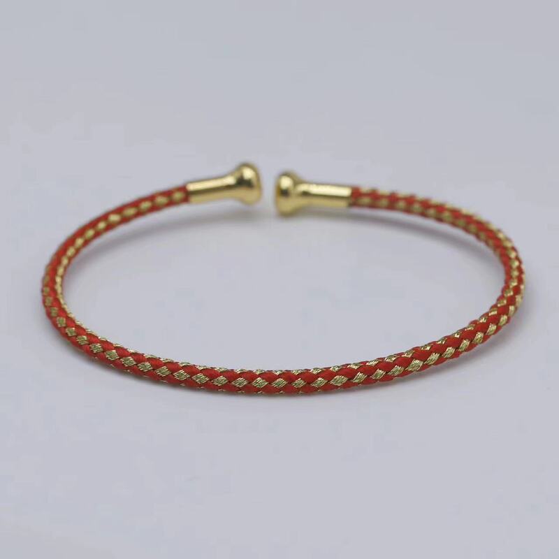 3mm Steel Wire Bracelet Half Bangle Screw Cap Dragon Head C-Shaped Exquisite Vintage Jewelry DIY Handmade Weaving Crafts Accessories