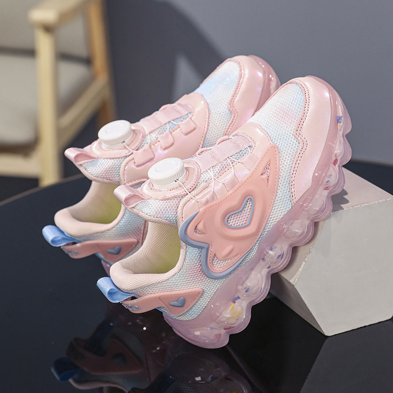 Zapatillas y Zapatos de deporte de Red nuevos medianos y grandes Daddy transpirable niñas deportes de los niños zapatos de los niños superficie de los hombres y las mujeres de primavera y otoño transporte de las niñas