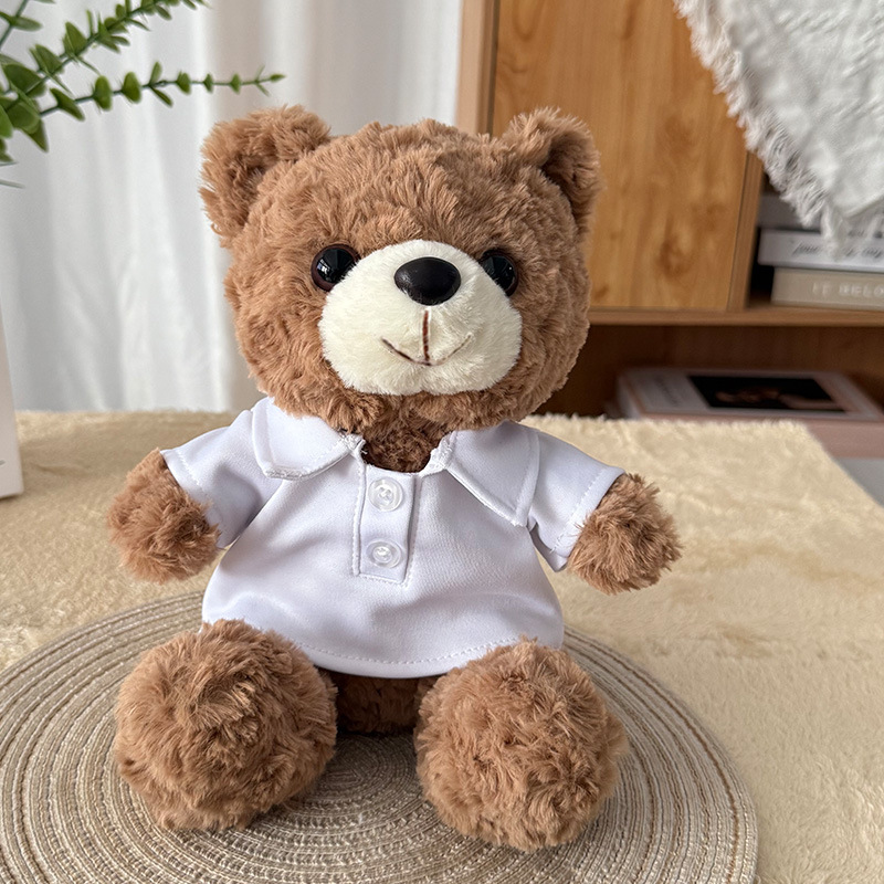 Transfronterizos Teddy Bear muñecas de peluche muñecas de tela regalo de graduación de chicas regalos de eventos logotipo imprimible