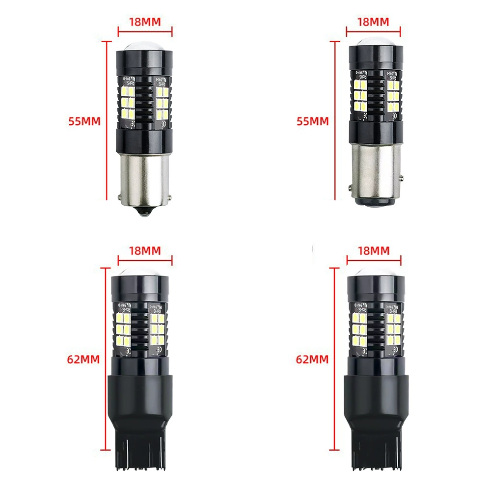 Кросс-бортовое предназначение для 1156 1157 BA15S LED автомобильной туманки 3030 21SMD заднего хода фонарь тормозной