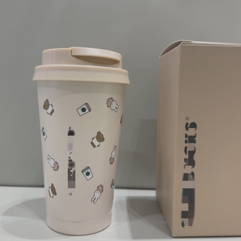 スターダディ共同ブランドのかわいいミッフィーウサギエマコーヒーカップ魔法瓶カップ保冷カップかわいいポータブルウォーターカップ卸売|undefined