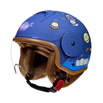 Motorcycle Safety Supplies – Helmet Cartoon Electric Car Helmet