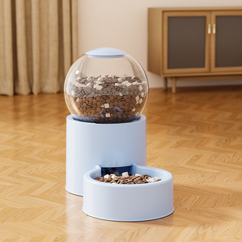猫咪狗狗饮水机猫粮全自动喂食器猫狗碗储粮桶猫投喂宠物喝水神器|undefined