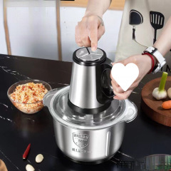 新しい卸売肉挽き機家庭用電気調理機生地ミキサーミキサー餃子詰め物機唐辛子粉砕機