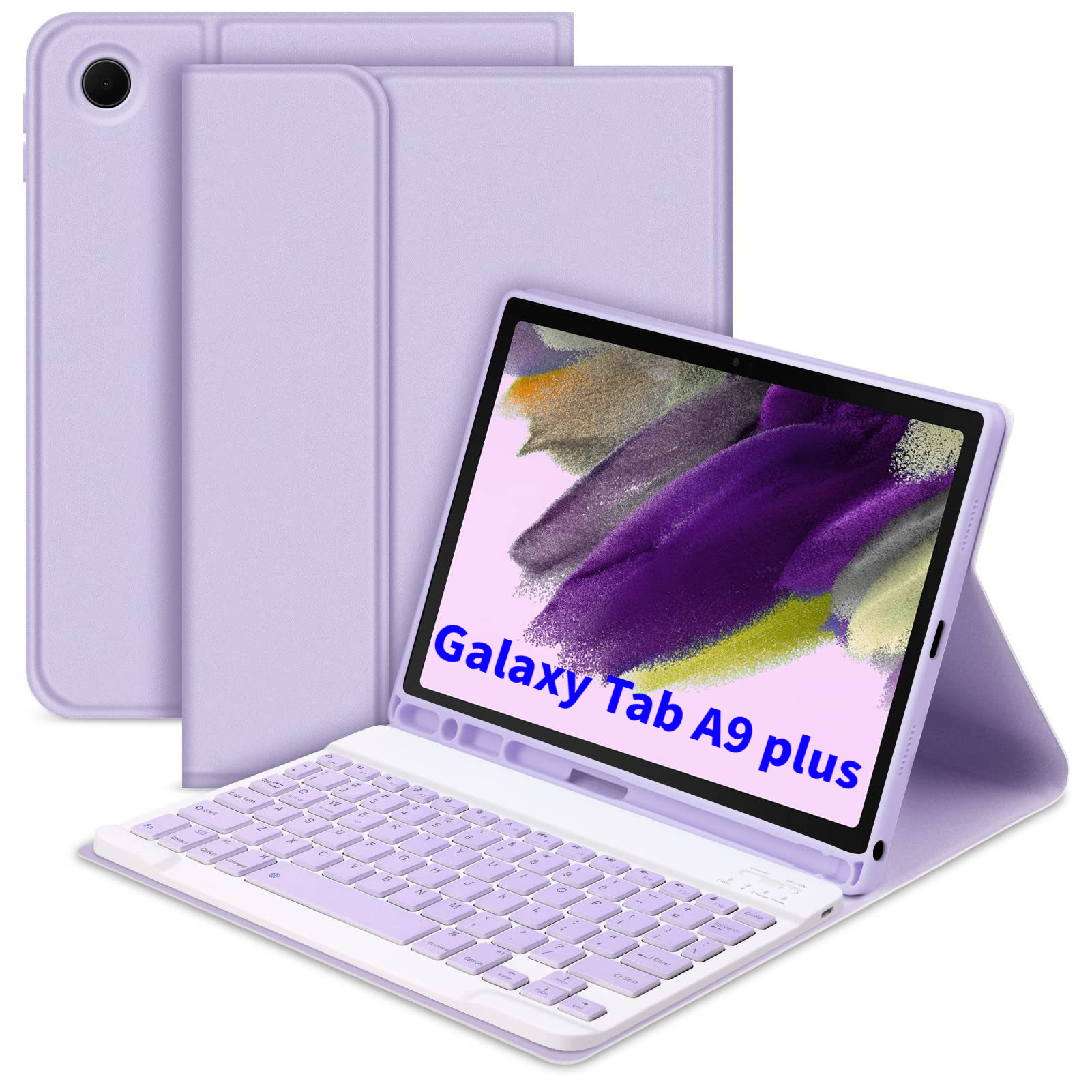 适用三星A9+Plus蓝牙键盘保护套Tab A9 8.7 保护套TabA9plus键盘