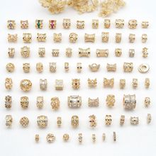 14K��ɫ΢���ʯ���ֱ����С����diy����Ͱ��diy�����ִ�����