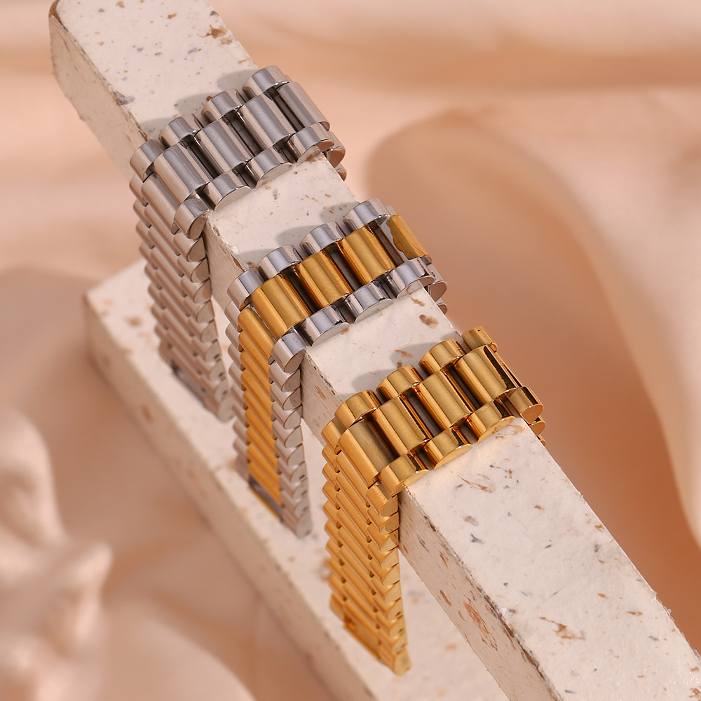 Fashion Geometric Stainless Steel Plating Bracelets 1 Piece