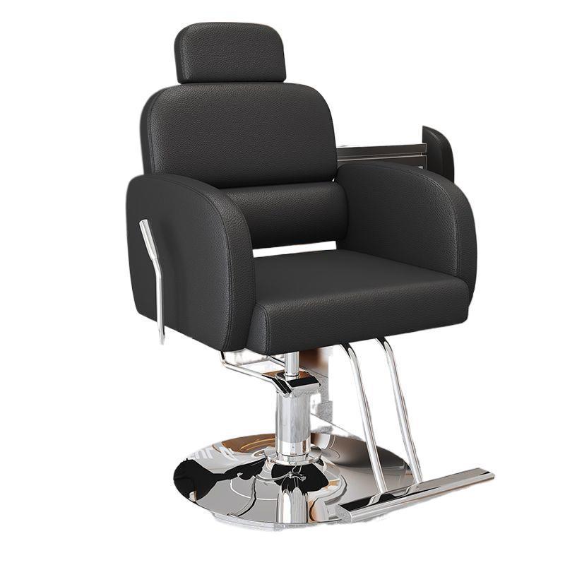La nueva silla de peluquería simple e innovadora, la silla de peluquería teñida en permanente se puede levantar y levantar, la silla de peluquería giratoria, la silla de corte para el cabello