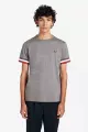 Light Gray White Red