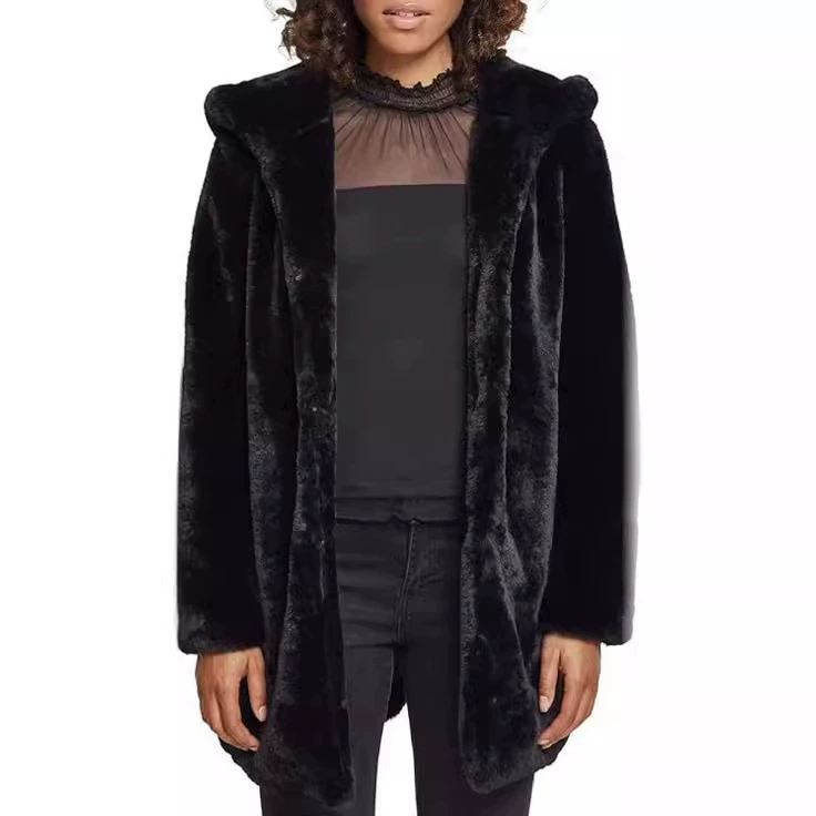 Внешняя торговля, Европейская и американская трансграничная осенне-зимняя шуба из искусственного меха, Женская ветровка, Модный повседневный женский меховой Топ, теплый, больших размеров