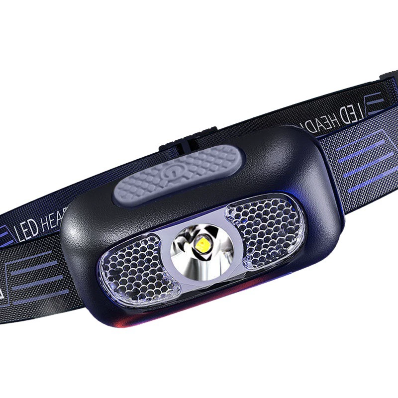 Открытый свет фары Портативный USB зарядка на голове ночной бег специальное освещение водонепроницаемый красный свет лампы производителей оптом