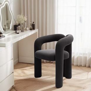 Cream Style Nordic Internet Celebrity Makeup Chair Live Broadcast Chair Nail Salon Chair Clothing Store Photo Chair Dressing Table Stool Chair