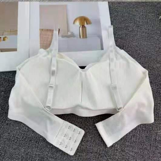 6675 # inventario desnudo de moda pegado pegado se reúne el pecho sin marcas de hebilla trasera sujetador de hielo ultra delgado sin acero