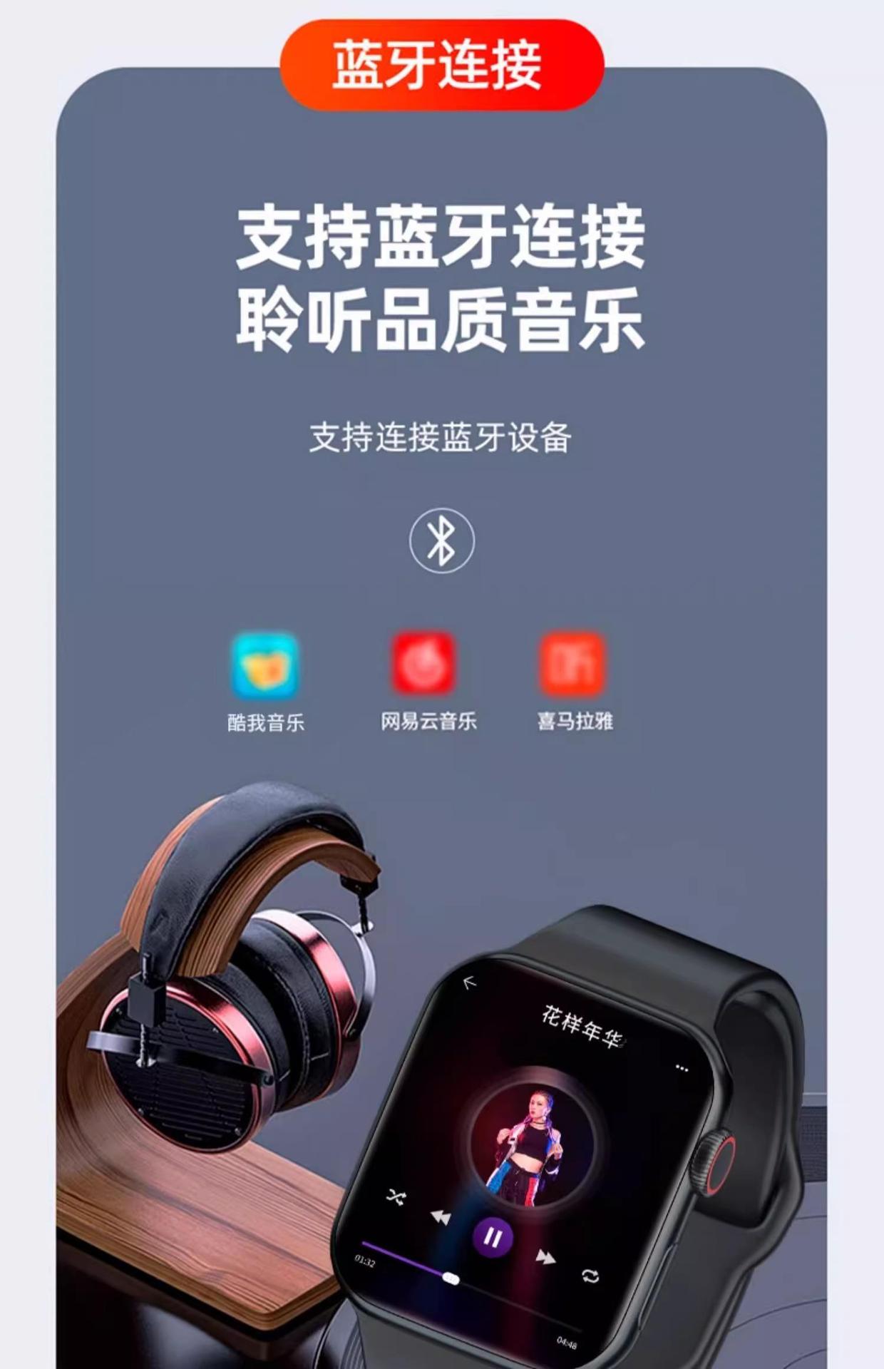 Large-screen 5G WiFi-enabled smart smartwatches for men and women, adult NFC with SIM card insertion undefined
