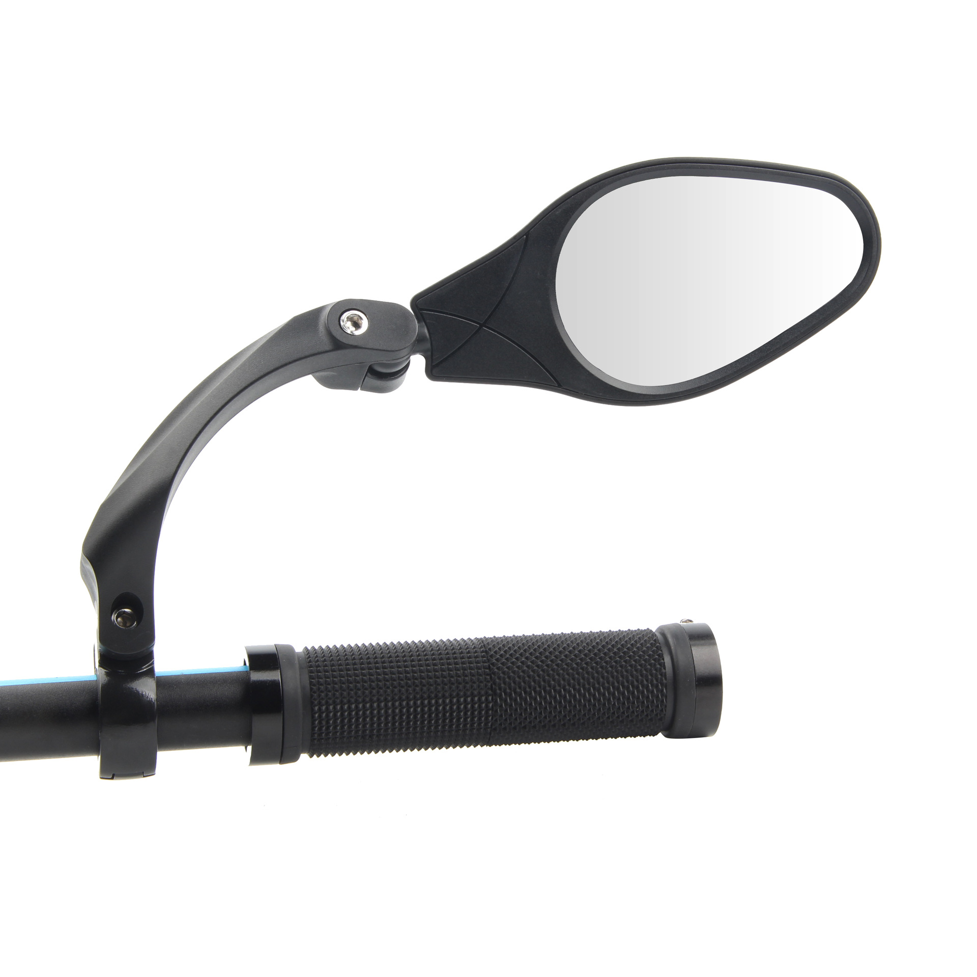 Bicicleta Espejo Retrovisor espejo de acero inoxidable plegable giratoria bicicleta montaña plana reflector accesorios montar