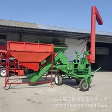 全自动玉米脱粒机 双滚筒打棒子机 柴油机脱粒机自走式棒子打粒机