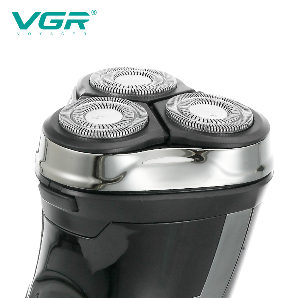 Electric Shaver Three Head Floating Home Use Fully Washable Digital Display Rechargeable Personal Care Appliance_voghion.com