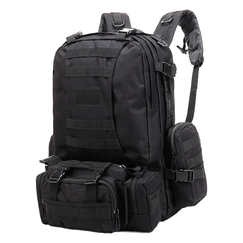 Bolsa táctica de camuflaje militar, combinación de bolsa de montañismo resistente, mochila de gran capacidad para senderismo al aire libre, mochila de fitness hecha a medida