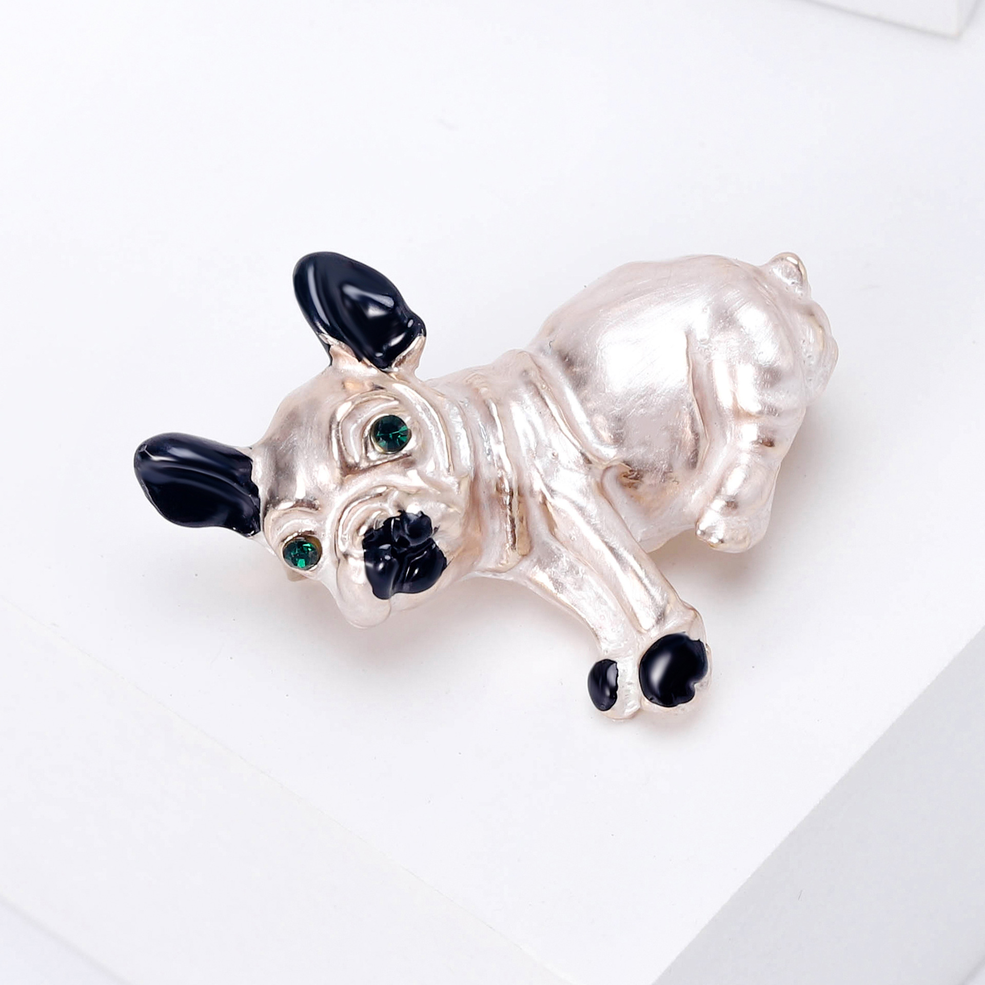11g Weight Brooches Classification Holiday, Banquet, Daily Occasion Alloy Material Dog Pattern Women's Gender Enamel Design Basic Style Basic Pin Dog Alloy Enamel Women's Brooches 8