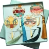 Henan Attractions Four Pieces (Handle) Tassel Blue Box