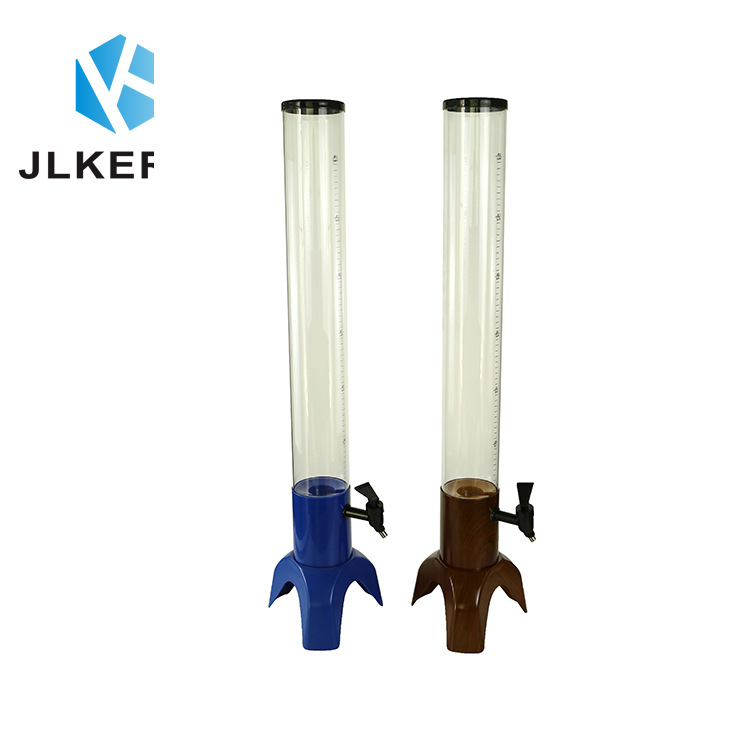 Cerveza de barril creativa pistola de vino cerveza jugo trípode bar barbacoa puesto de comida torre de vino triángulo pistola de vino bebida fría comercial barril