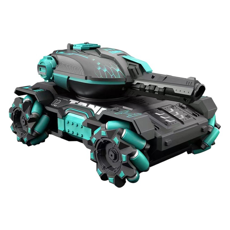 Control remoto lanzamiento bomba de agua tanque coche gesto inducción control remoto coche tracción a las cuatro ruedas fuera de carretera carga juguetes para niños al por mayor transfronteriza