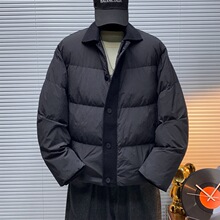 25 新款原创设计男士休闲时尚极简新国标90白鸭绒羽绒服外套75383