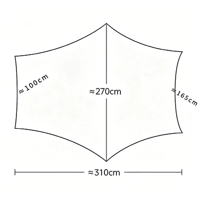 Cross-border car side tent Avtomobil yan çətirləri - only-the-curtain-accessories-not-includedrandom-color-silver-coated-semi-shading-glued-waterproof-27-31m-car-side-awning