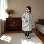 保暖新款女童双面呢大衣