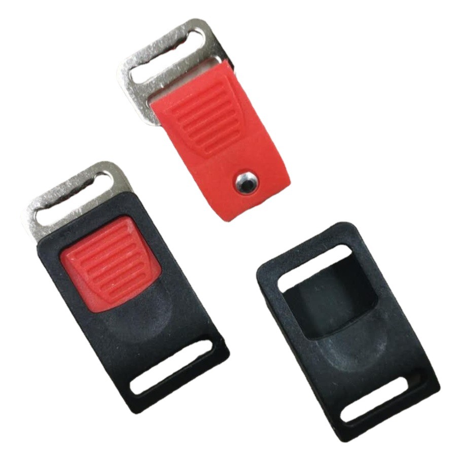 Manufacturers in stock supply luggage accessories plastic buckle three-section buckle four-section buckle 20MM helmet buckle adjustment buckle