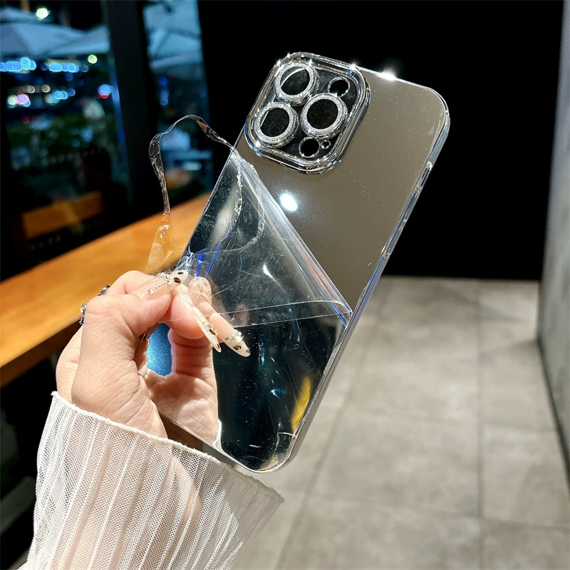 Apple, совместимый чехол для телефона, iPhone 15, линза, зеркало эффект, iphone, 16promax