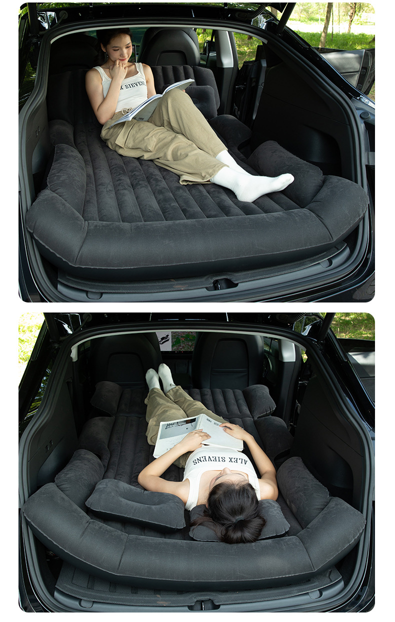 Factory in stock SUV trunk car inflatable bed travel trunk car inflatable bed foldable inflatable bed