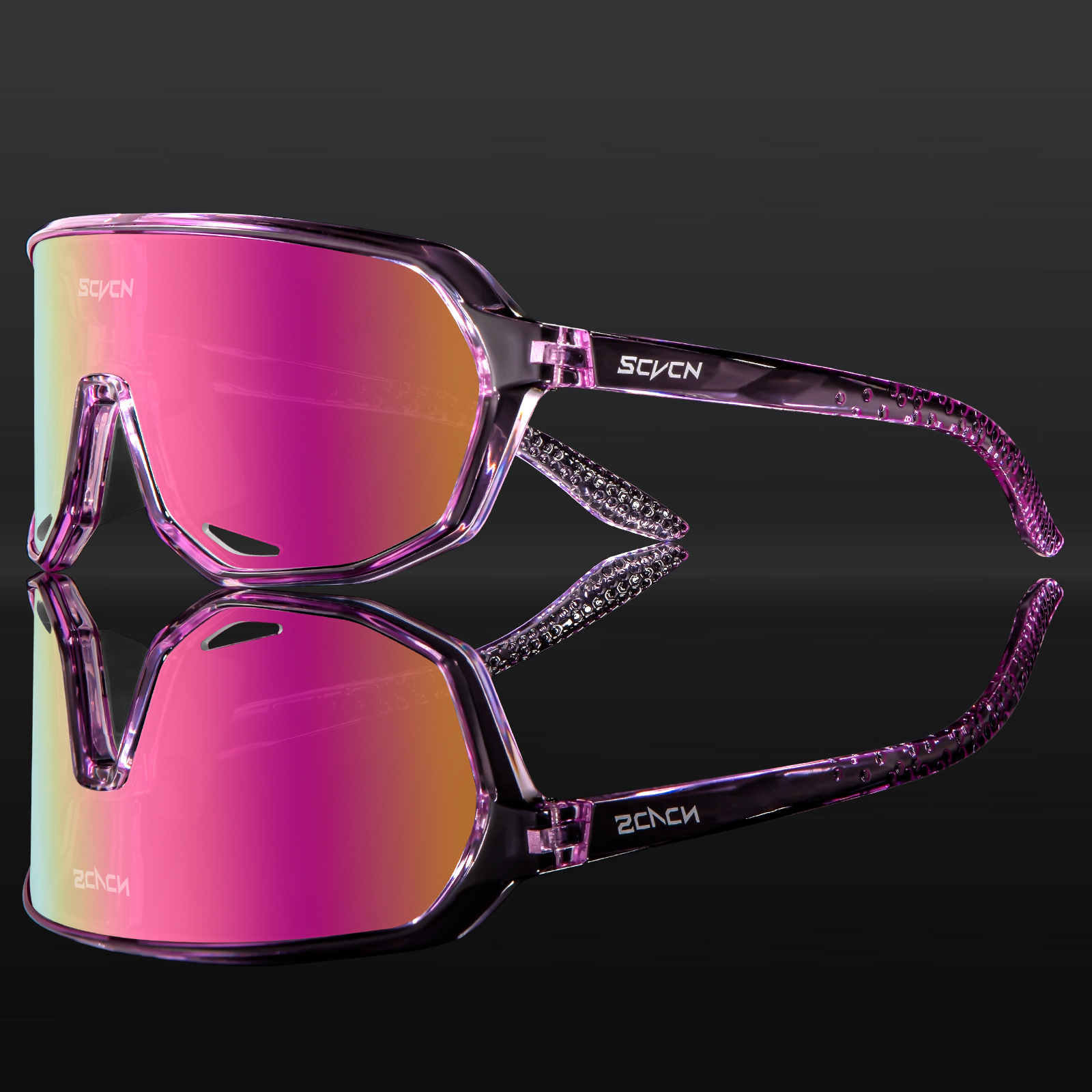 Gafas de Ciclismo Deportivo de PC, Lentes Intercambiables para Deportes al Aire Libre