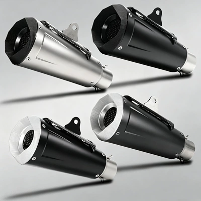 Suitable for ZX6R 10R Z750/800 motorcycle sports car modification AR short stainless steel carbon fiber exhaust pipe