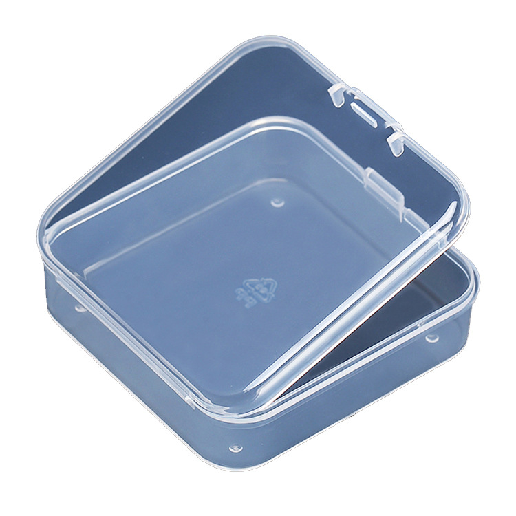 Caja pequeña mini lindo caja de plástico caja de almacenamiento caja de piezas A75 componentes caja de plástico original Cuadrado