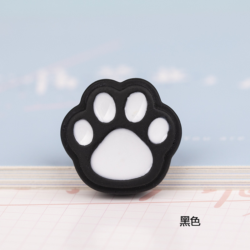 Directo de fábrica nuevo gato dibujos animados rasguño chocolate accesorios resina DIY pegamento crema teléfono móvil parche material al por mayor