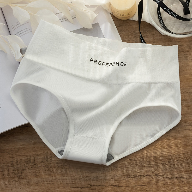 Ropa interior de mujer Verano de cintura media algodón antibacteriano inferior entrepierna triángulo de niña pantalones cortos cabeza sin costuras estilo deportivo ropa interior de niña