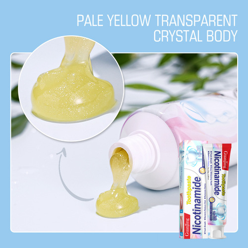 Cross-border niacinamide toothpaste cleans, removes tooth stains, removes bad breath, protects gums, solidifies teeth, whitens toothpaste wholesale toothpaste