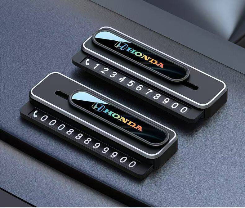 New retractable temporary parking sign, car relocation card, number plate, creative high-end hidden temporary parking sign