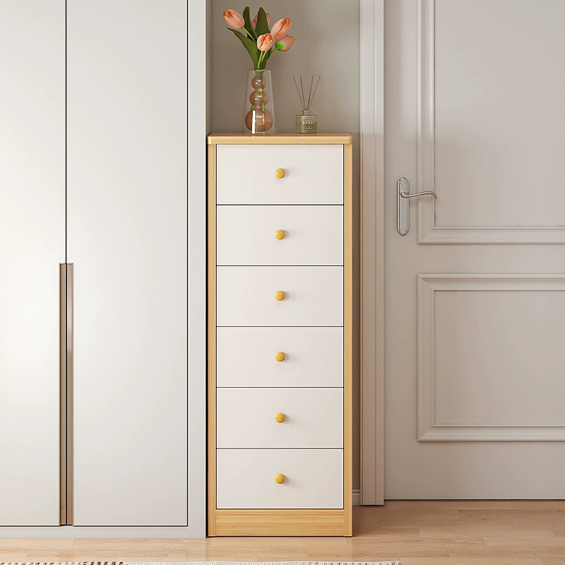Узкий комод для дома, простая настенная полка для хранения, многоярусный шкаф с ящиками для спальни или кабинета.
