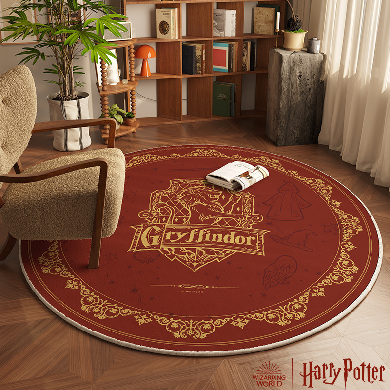 Harry Potter Round Carpet Home Decoration Living Room Carpet French Style Study Room Table and Chair Non-Slip Loop Pile Carpet Harry Potter Round Carpet Home Decoration Living Room Carpet French Style Study Room Table and Chair Non-Slip Loop Pile Carpet