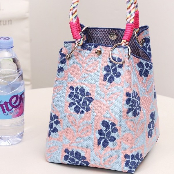 Ring buckle bag, all styles, link handbag, tote bag, portable for work, large capacity, knitted bag, storage bag