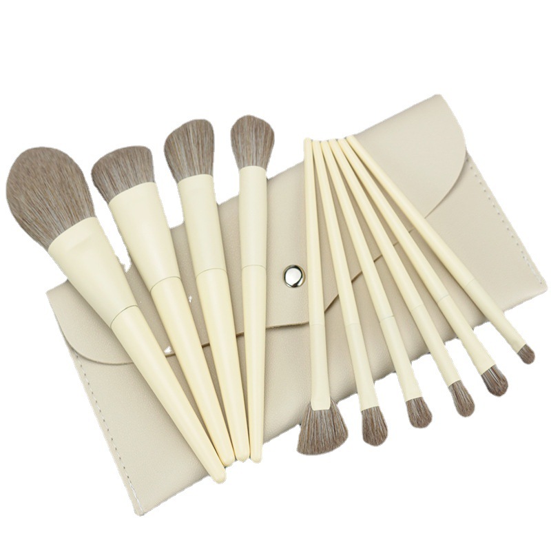 10 pinceles de pintura horneada Morandi bucal biónico suave cepillado de alta calidad serie de cero grado cepillo de maquillaje conjunto de maquillaje