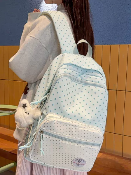 2026 new style backpack, casual school bag, large-capacity backpack for women, college student backpack, stylish and trendy design