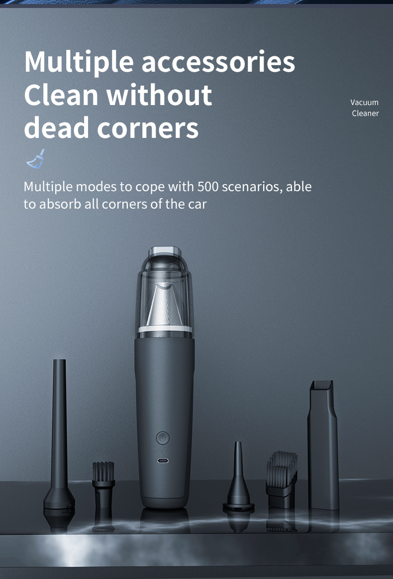 Car Wireless Vacuum Cleaner Multi-Functional Powerful Blowing and Suction All-In-One Household Small Handheld High-Power Dust Blower