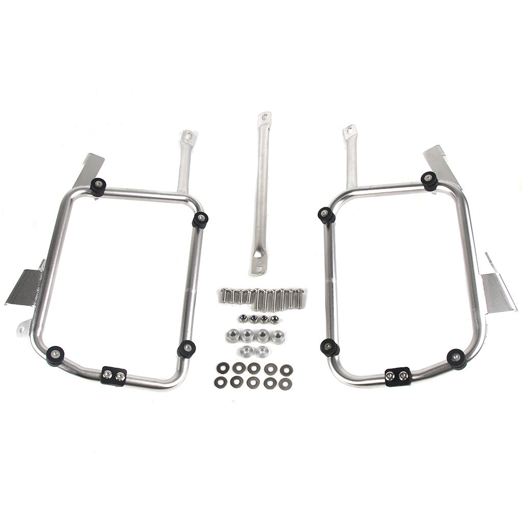 Adecuado para 19 años Honda cb500x motocicleta instalación sin pérdida caja lateral caja de cola rack liberación rápida 304 Acero inoxidable estante lateral