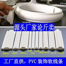 PVC塑料软线条 背景边框装饰 膜压吸塑烤漆门板 弯曲圆弧收边半圆