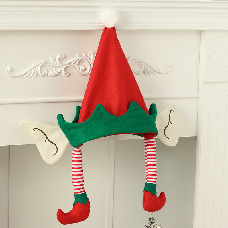 Transfronterizos spot decoraciones navideñas bonitas sombreros de Navidad Genie sombreros de baile de Navidad sombreros payaso
