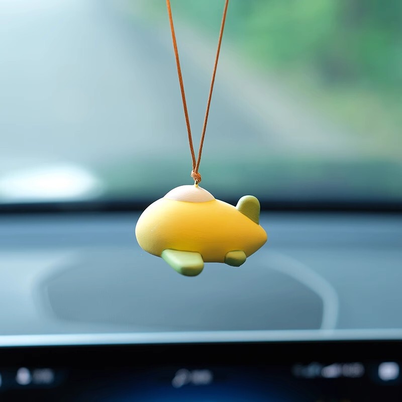クリエイティブプロペラ小型飛行機車のペンダント車のバックミラーペンダント車のアロマセラピー装飾 2025|undefined